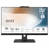 MSI AIO MODERN AM242TP 12M-823ES. 23.8" (60CM). PLANO. IPS. INTEL PROCESSOR N100. DDR4 SDRAM 16GB (8GB*2). 512 GB PCIE SSD. SIN S.O. NEGRO (Espera 4 dias)