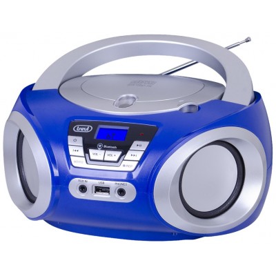 RADIO CD TREVI CMP 544 BT BOOMBOX ESTEREO PORTATIL BLUETOOTH USB AUX-IN AZUL