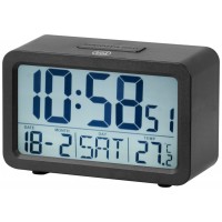 RELOJ DESPERTADOR TREVI SLD 3P60 DIGITAL ALARM CLOCK BLACK