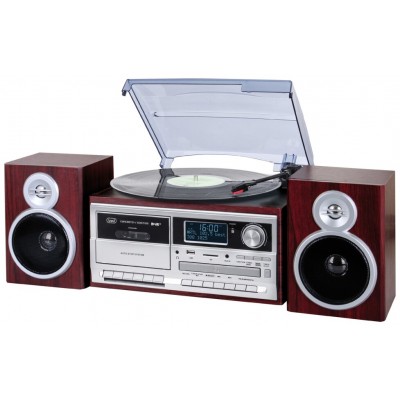 TOCADISCOS TREVI TT 1072 DAB TURNTABLE +DAB+AW+ENCODING DARK WOOD