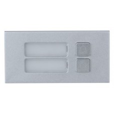 (DHI-VTO4202F-MB2) DAHUA MÓDULO CON 2 BOTONES PARA VIDEOPORTERO EXTERIOR MODULAR SERIE VTO4202F 50X100MM (Espera 4 dias)