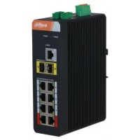 (DH-IS4210-8GT-120) DAHUA SWITCH INDUSTRIAL L2 GESTIONABLE POE 2.0 WATCHDOG 8 PUERTOS + 2 GIGABIT SFP (Espera 4 dias)