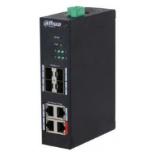 (DH-HS4408-4ET-96) DAHUA SWITCH4 PUERTOS 10/100 + 4SFP GIGABIT 96W MANAGED L2  HARDENED POE (Espera 4 dias)