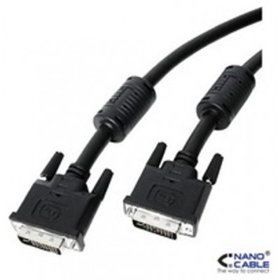 - Cable DVI a DVI con conector tipo 24+1 macho