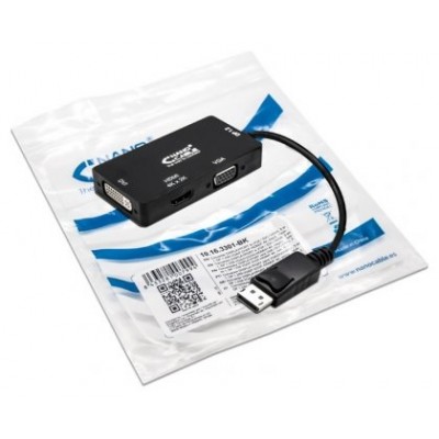 CONVERSOR DISPLAYPORT VGADVIHDMI 3-1 DP 1.2M-VGAH-DVIM