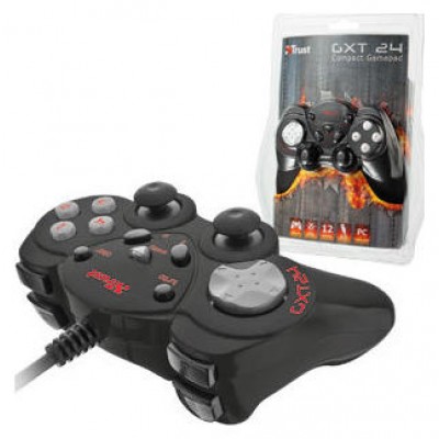 Trust GXT 24 Gamepad PC USB 2.0 Negro (Espera 4 dias)