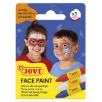 SET MAQUILLAJE FACE PAINT ESTUCHE DE 3 BARRAS ADVENTURE JOVI 175AD (Espera 4 dias)