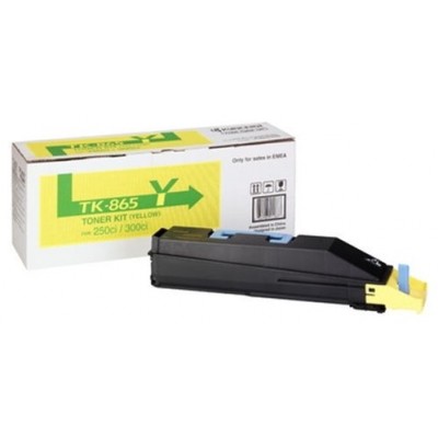 KYOCERA TONER COPIADORA AMARILLO TASKALFA 200CI/300CI TK865Y 12.000 PAGINAS