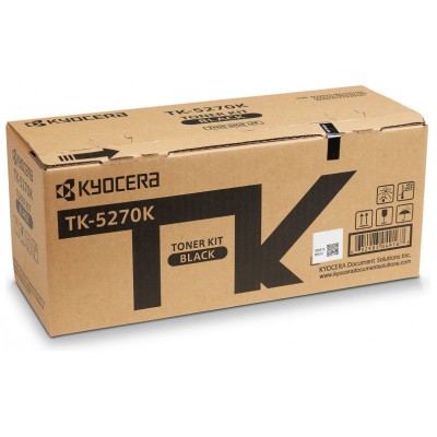 KYOCERA   TK5270K TONER NEGRO PARA ECOSYS M6230/6630cidn 8000pag