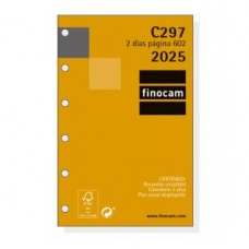 RECAMBIO ANUAL 2025 C297 CLASSIC602 73X114MM 2 DIAS PAGINA FINOCAM 201280025 (Espera 4 dias)