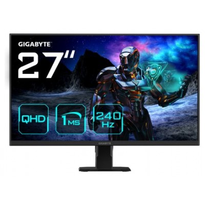 GIGABYTE Monitor de juego GS27Q X 27" QHD - 2560 x 1440 (QHD), 240Hz, 1ms, 250 cd/m², FreeSync Premium Pro, compatible con HDR, HDMI 2.0, DisplayPort 1.4 (Espera 4 dias)