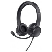 AURICULARES TRUSTR AYDA USB BK