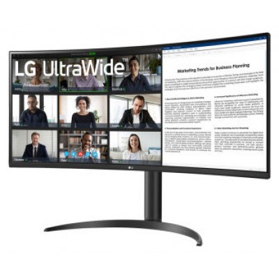 LG MONITOR (34WR55QC-B) CURVO ULTRAWIDE 34" / PANTALLA WQHD HDR10 / 3440 X 1440 / FRECUENCIA 100 HZ / USB TYPE-C / NEGRO (Espera 4 dias)