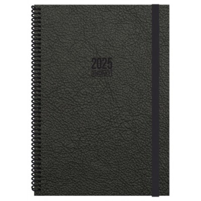 AGENDA 2025 TOKIO DIA/PAGINA 17X24 NEGRO CASTELLANO INGRAF 355562 (Espera 4 dias)