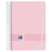 AGENDA 2025 LIVE&GO A5 15X21CM DIA PAGINA COLORES PASTEL SURTIDOS OXFORD 400190004 (Espera 4 dias)