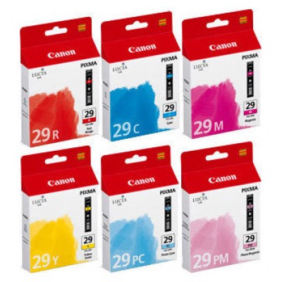 Canon PIXMA/PRO-1 Cartucho PGI-29 (pack 6)