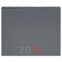 PLANIFICADOR 2025 MES VERTICAL+NOTAS 250X200MM GRIS INTERNACIONAL FINOCAM 625505025 (Espera 4 dias)