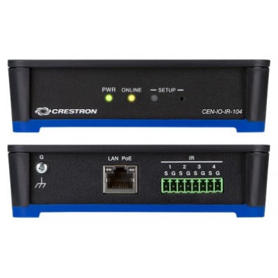 CRESTRON WIRED ETHERNET MODULE WITH 4 IR PORTS (CEN-IO-IR-104) 6507970 (Espera 4 dias)