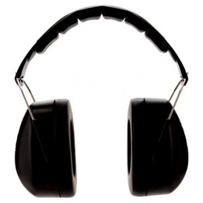 CASCOS OREJERAS ACOLCHADAS CON DIADEMA PLEGABLE PROTECCION AUDITIVA PELTOR 90563E-1 SNR-30DB NEGRO 3M 7100333470 (Espera 4 dias)