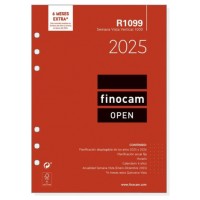 RECAMBIO ANUAL 2025 R1099 OPEN1000 155X215MM SEMANA VISTA VERTICAL FINOCAM 711520025 (Espera 4 dias)