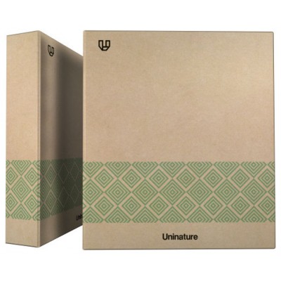 CARPETA RECICLADA ANILLAS 4x40MM KRAFT SOFT A4 VERDE UNINATURE 7323920 (Espera 4 dias)