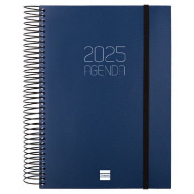 AGENDA 2025 BASIC OPAQUE E10 155X212MM DIA PAGINA AZUL FINOCAM 742911025 (Espera 4 dias)