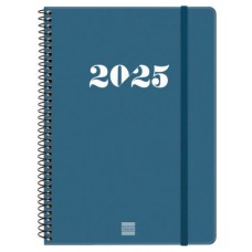 AGENDA 2025 BASIC MY E10 155X212MM SEMANA VISTA HORIZONTAL AZUL FINOCAM 743501025 (Espera 4 dias)