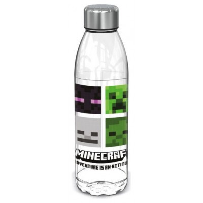 BOTELLA DE PLÁSTICO CRIATURAS MINECRAFT 980 ML STOR REDSTRING 75649 (Espera 4 dias)