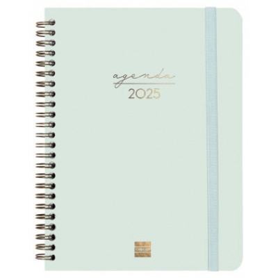 AGENDA 2025 TRENDY ALMA E10 155X212MM SEMANA VISTA HORIZONTAL MENTA FINOCAM 762020325 (Espera 4 dias)