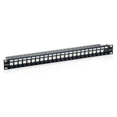 Patch Panel 24 Puertos Cat.6 Apantallado Vacio Color