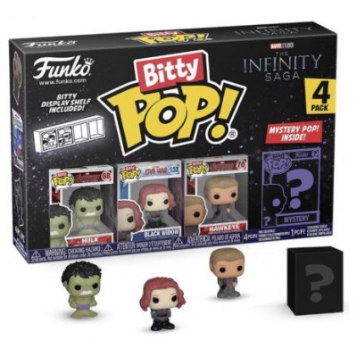 PACK MINI FIGURAS BITTY POP! LOS VENGADORES CLÁSICOS FUNKO BITTY POP REDSTRING 76997 (Espera 4 dias)