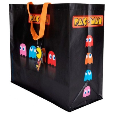 Konix KX PACMAN SHOPPING BAG BLACK Negro Bolso grande (Espera 4 dias)