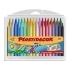 ESTUCHE 36 CERAS PLASTIDECOR BIC 8823372 (Espera 4 dias)