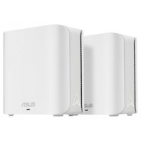 ASUS ZenWiFi BD4 (2-pack EU+UK) Doble banda (2,4 GHz / 5 GHz) Wi-Fi 7 (802.11be) Blanco Interno (Espera 4 dias)