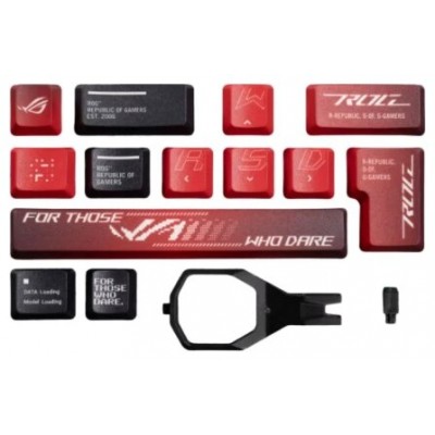 SET DE TECLAS ADICIONALES ASUS ROG DYE-SUB KEYCAP (Espera 4 dias)