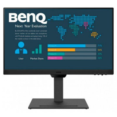 MONITOR BENQ BL2490T, 23.8" IPS FHD,  100Hz, DP / 2x HDMI, AlTAVOCES, VESA, REGULABLE ALTURA, EYECARE (Espera 4 dias)