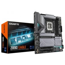 GIGABYTE Z890 EAGLE Placa Base - Compatible con CPUs Intel Core Ultra (Serie 2), VRM de 14+1+2 fases, hasta 8800MHz DDR5 (OC), 1x PCIe 5.0 M.2 + 3x PCIe 4.0 M.2, LAN de 2,5GbE, USB4 (Espera 4 dias)