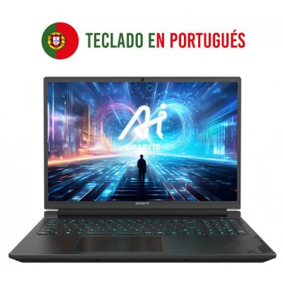 PORTATIL GIGABYTE G6X 9KG-43PT854SD I7-136250HX 4060 16GB DDR5 1TB 16" DOS