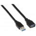 AISENS - CABLE USB 3.0, TIPO A/M-A/H, NEGRO, 2.0M