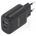 AISENS - CARGADOR GaN 30W, 1xUSB-C PD3.0 QC4.0, 1xUSB-A QC3.0, NEGRO