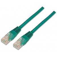 CABLE RED LATIGUILLO RJ45 CAT.6 UTP AWG24 VERDE 2.0M