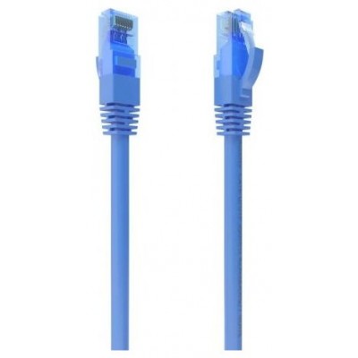 AISENS - CABLE DE RED LATIGUILLO RJ45 CAT.6 UTP AWG26 CCA, AZUL, 4.0M