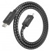 CABLE USB4 GEN3x2 ALU 8K60HZ 5A E-MARK USB-CM-CM NEGRO