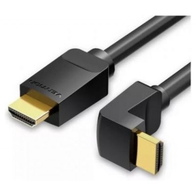 CABLE HDMI V2.0 4K M-M ACODADO 90º 1.5 M NEGRO VENTION (Espera 4 dias)