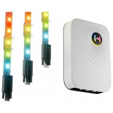 ACCESORIOS HYTE ILUMINACION TIRAS RGB LS10 PACK 3 +