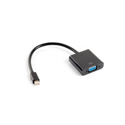 ADAPTADOR LANBERG MINIDISPLAYPORT MACHO/VGA HEMBRA 20CM NEGRO