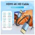 CABLE HDMI V2.1 4K M-M 0.75 M AZUL VENTION (Espera 4 dias)