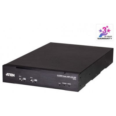 ATEN Amplificador de potencia de 2 x 120 W con DSP (Espera 4 dias)