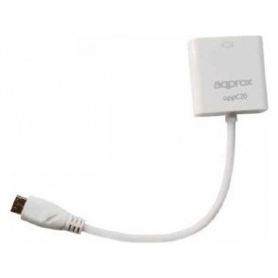 ADAPTADOR MINI HDMI A VGA APPROX (Espera 4 dias)