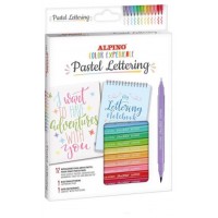 ESTUCHE 12 ROTULADORES PASTEL LETTERING KIT ALPINO AR001093 (Espera 4 dias)